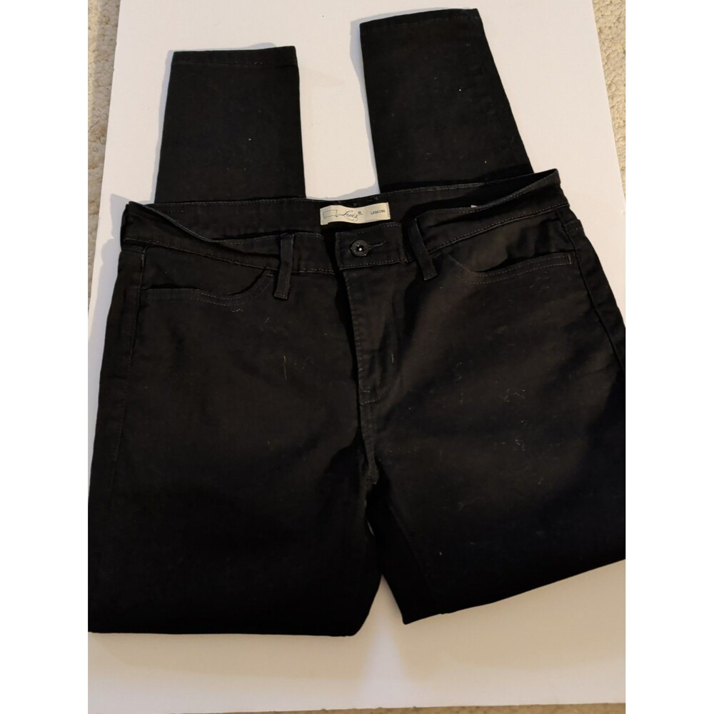 Levi's Black Legging Skinny Jeans Women's Size 12M Comfort Stretch Denim Pockets